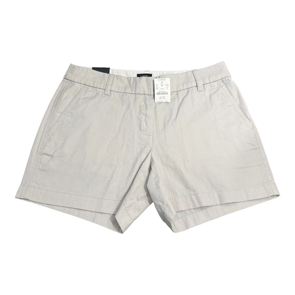 J.Crew Women's 5" Classic Chino Shorts Gray Size 6